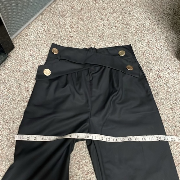 Kate Hewko criss cross button front high waist pants - Picture 7 of 9